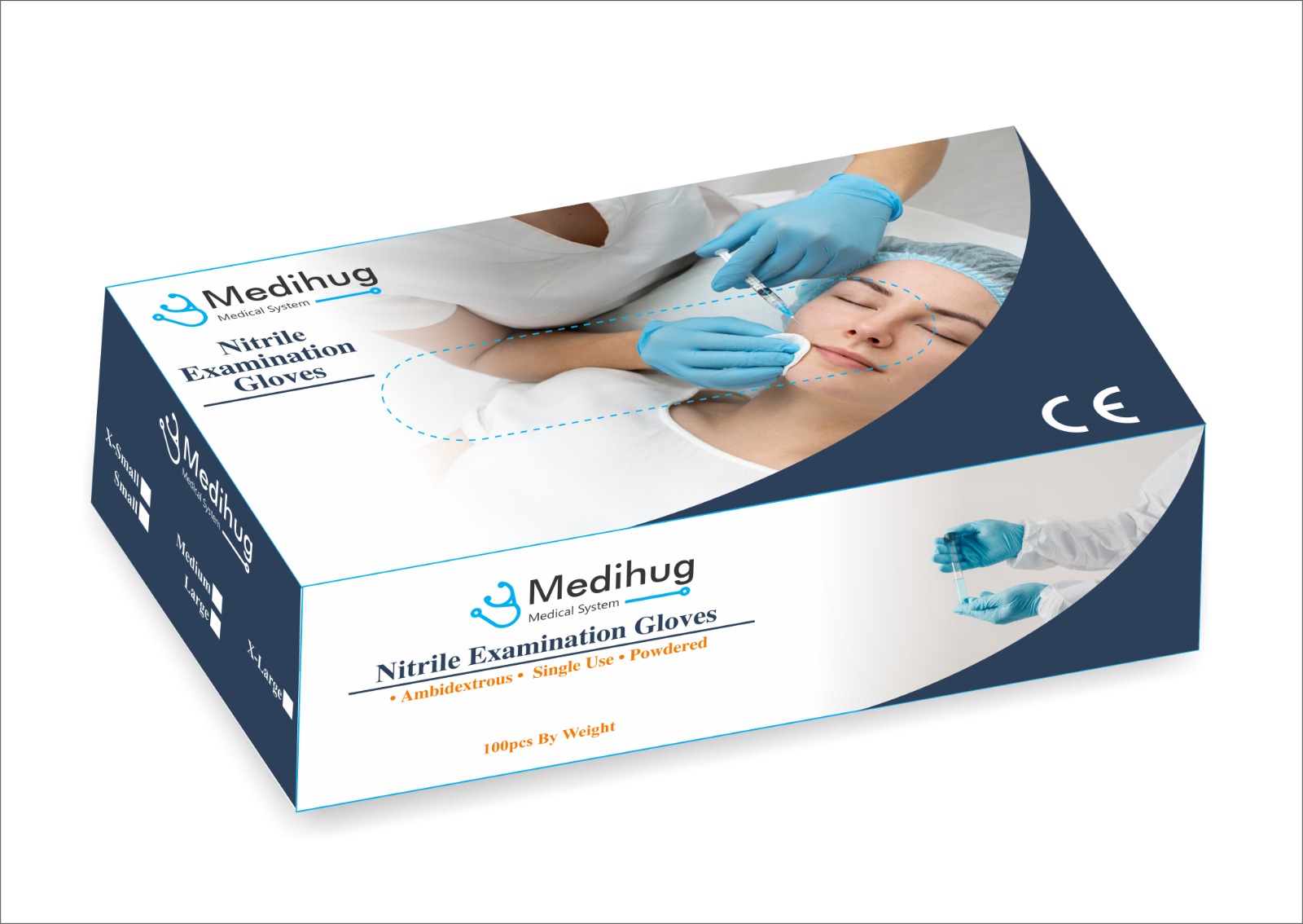 Medihug Nitrile Large