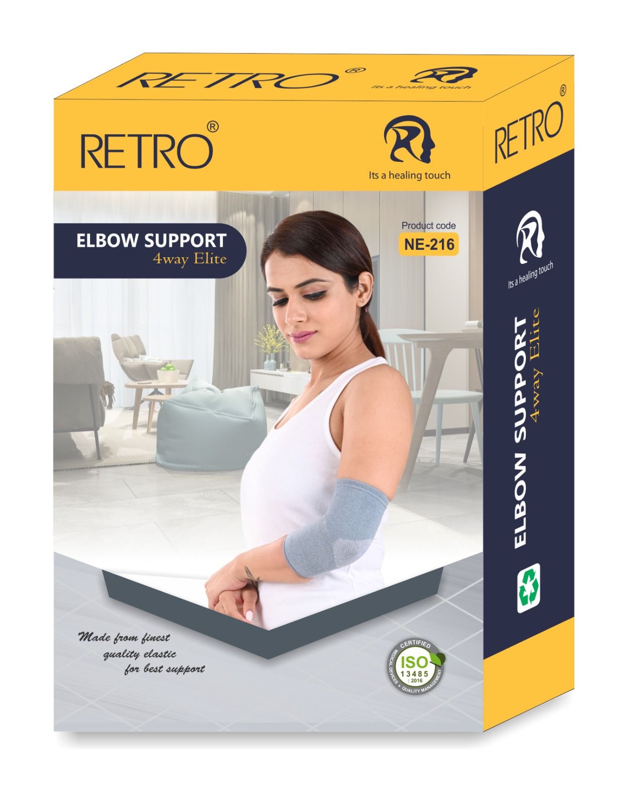 Elbow Support, Pain Relief Belt for Elbow Joint Pain, Sport Injuries, Tennis Elbow, Joint Sprain for Men & Women for Gym, Sleeves for Cricket, Volleyball