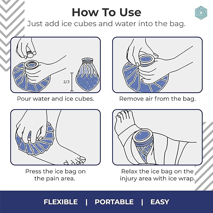 Retro Hot & Cold Ice Pack Bag for Pain Relief