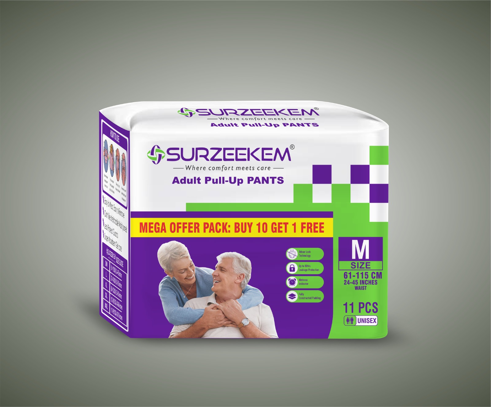 Adult Pull-ups/Pants 11Pics pack Medium size